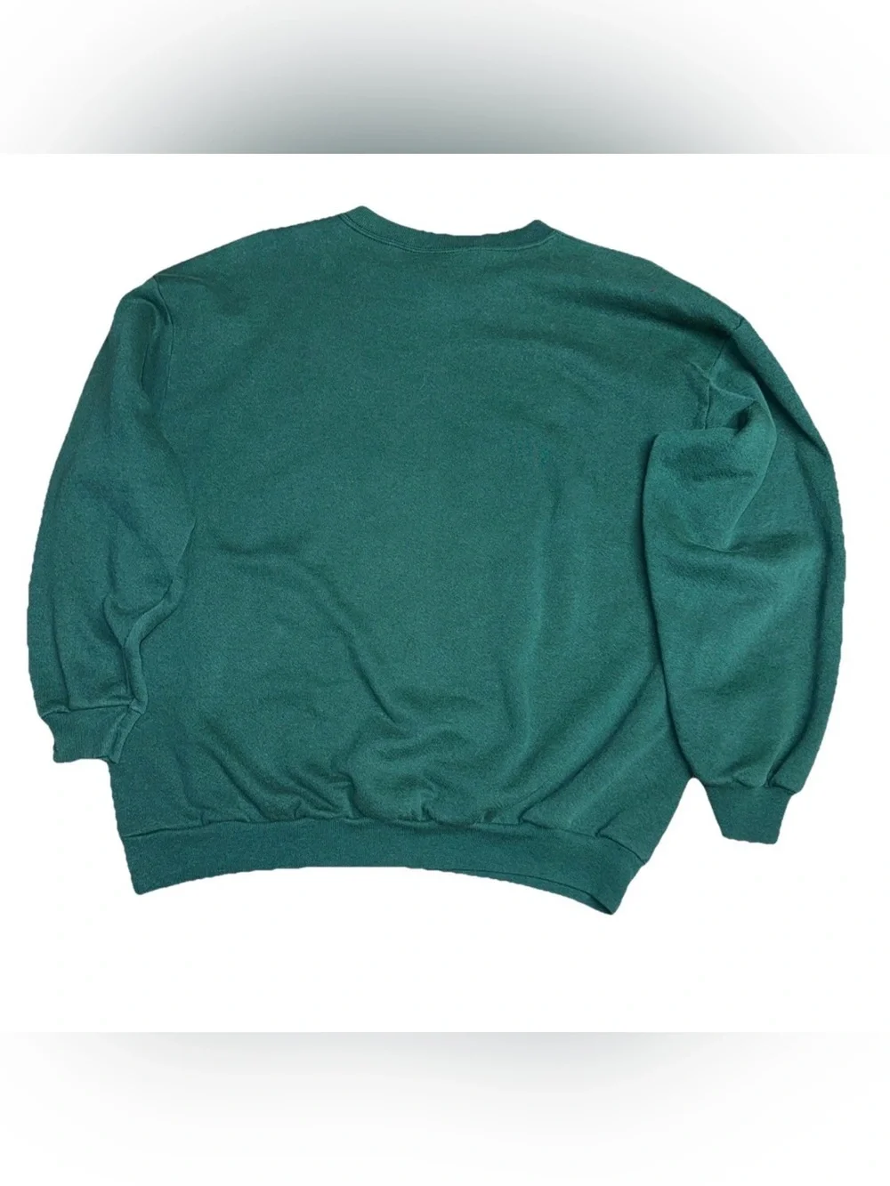 Vintage‎ 80s 90s Mickey Mouse Disney Classics Green Sweatshirt Size Large Flaw